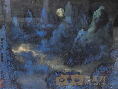 李亚新 月色 镜心 87×116cm